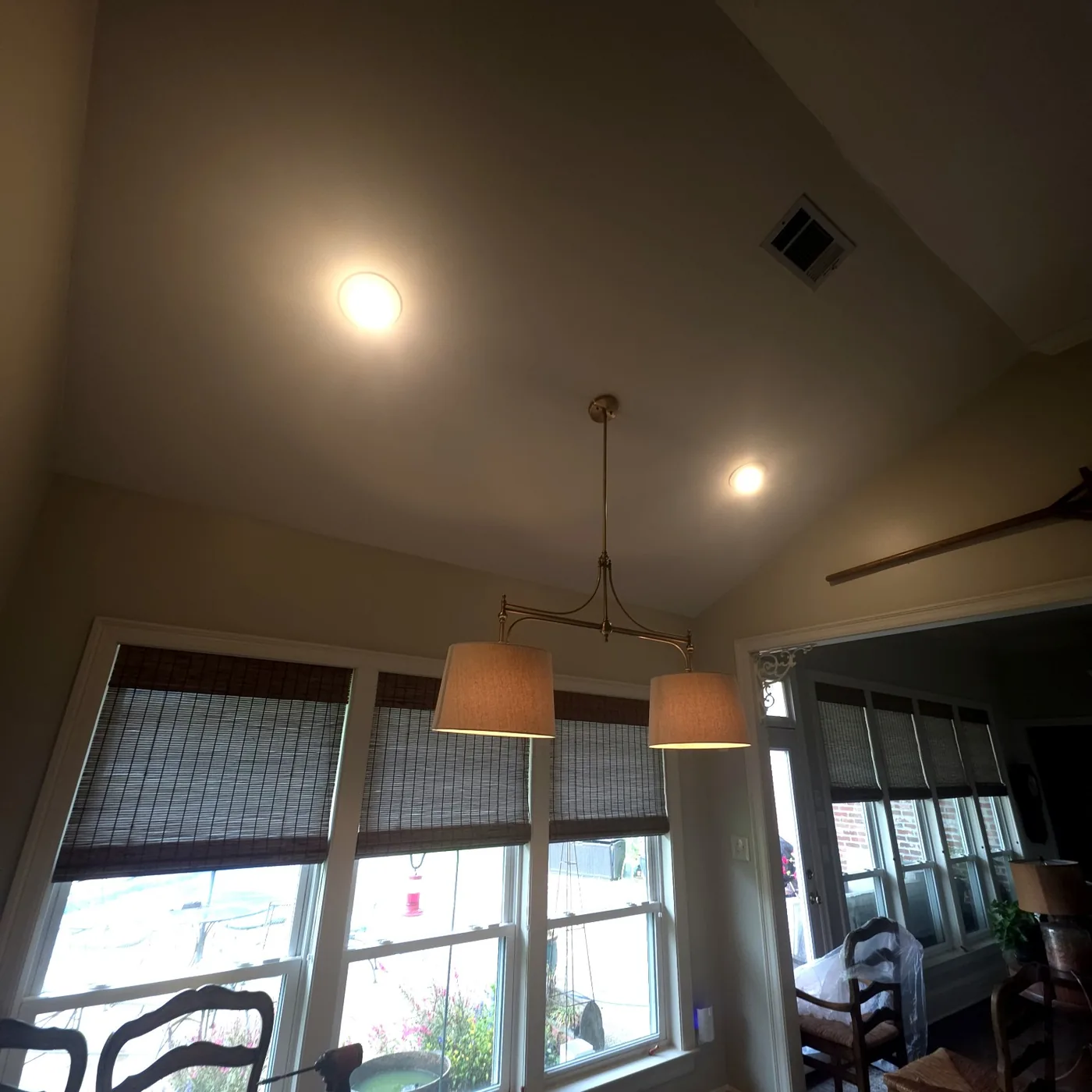 Residential recessed lighting and pendant fixture installation